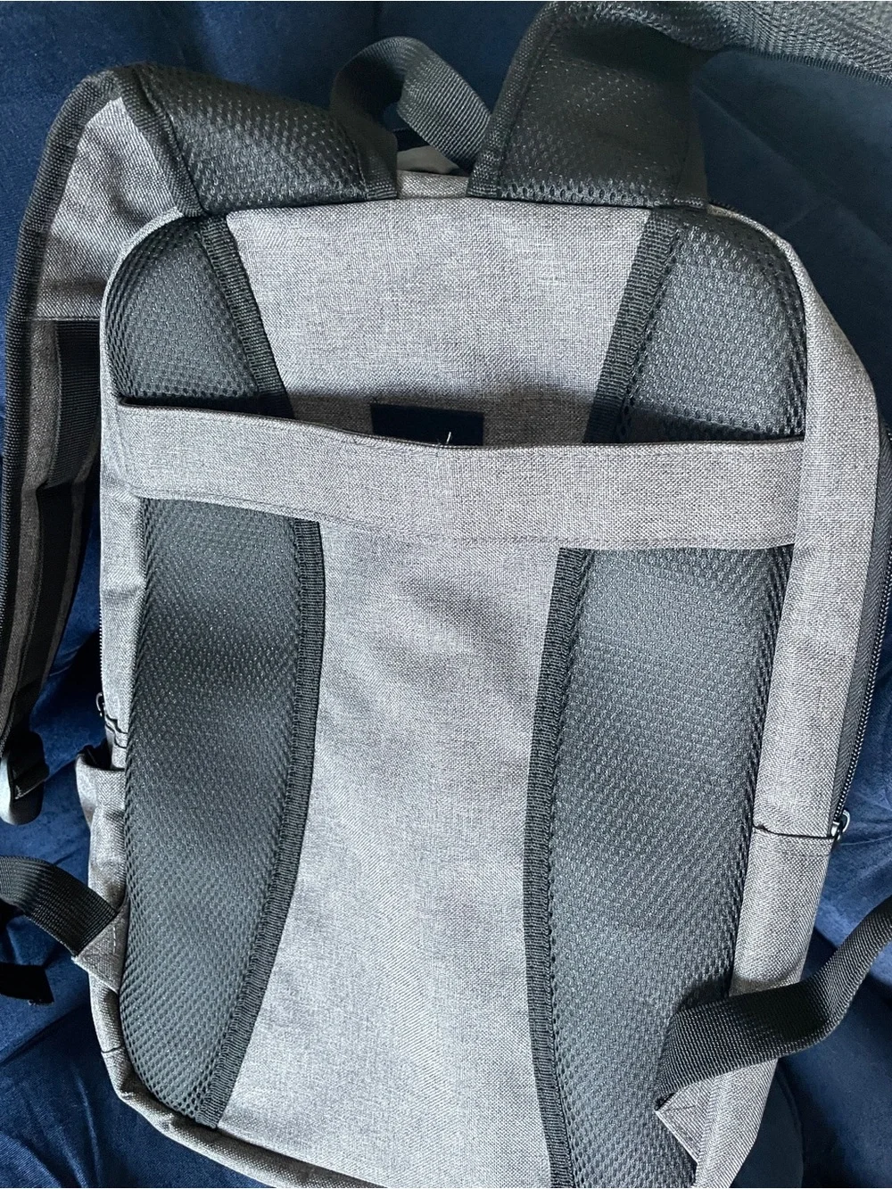 NEW Ferguson Padded Laptop Backpack- Grey Slim Travel & Work Bag